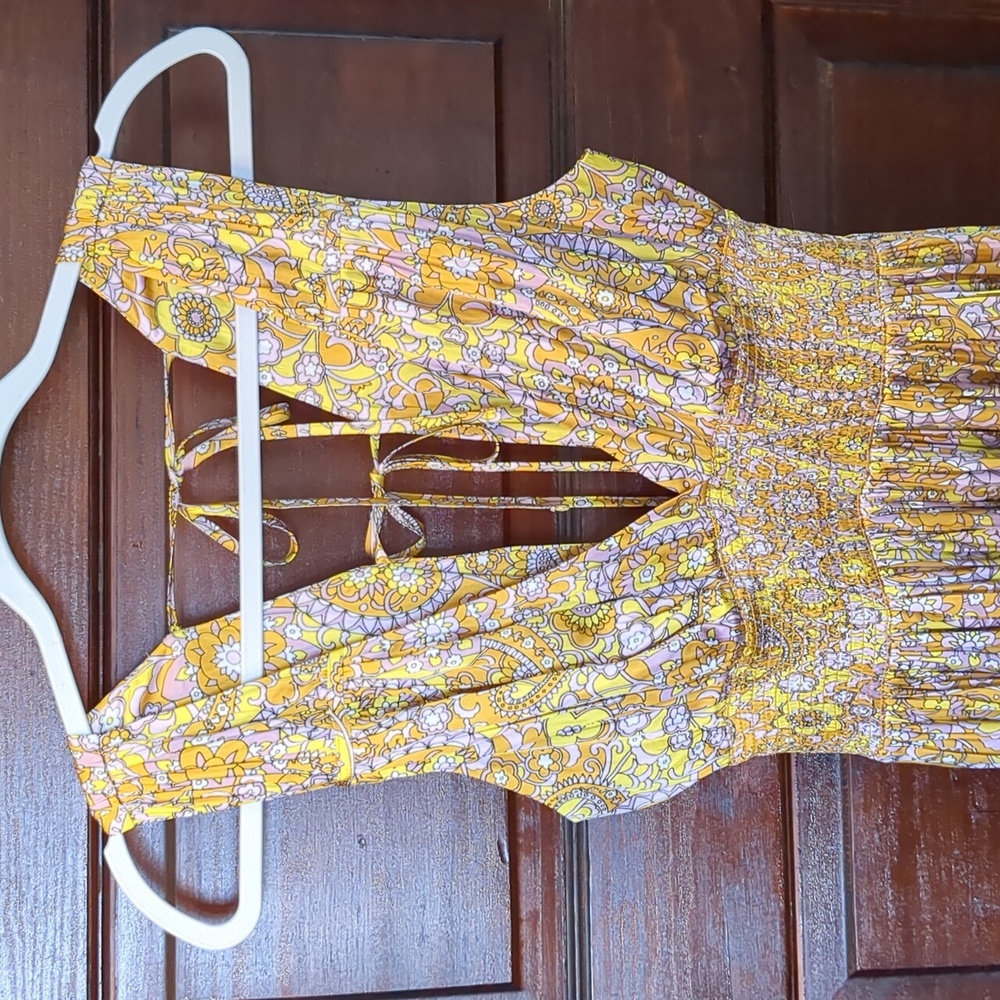 J. Crew Yellow Floral Maxi Dress - Picture 3 of 16